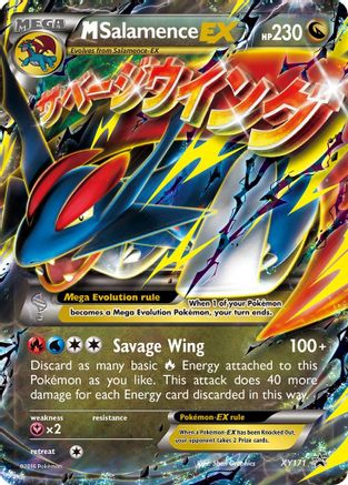 M Salamence EX XY171  - Holofoil XY Promos - Promo