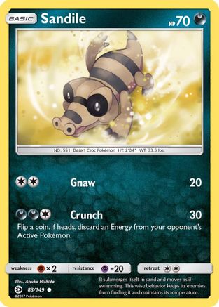 Sandile 083  SM Base Set - Common