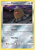 Alolan Diglett 086  SM Base Set - Common
