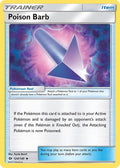 Poison Barb 124  SM Base Set - Uncommon