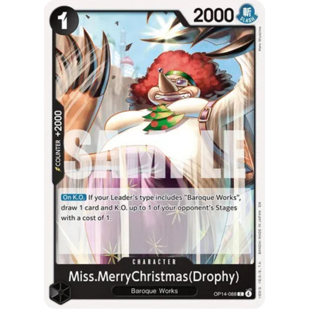 Miss.MerryChristmas(Drophy) (OP14-088) - The Azure Sea's Seven