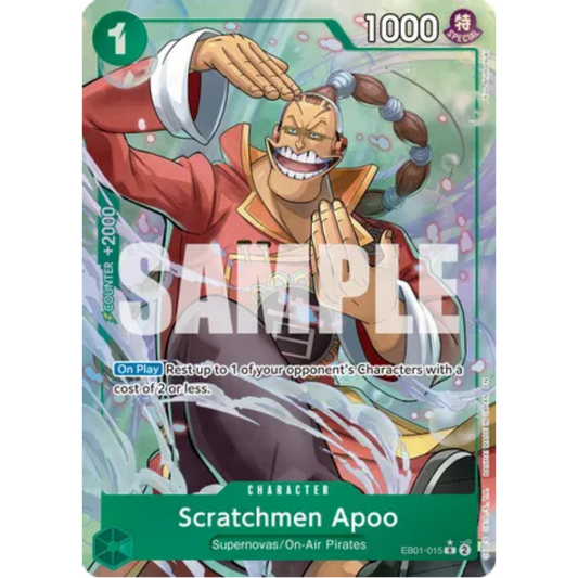 Scratchmen Apoo (Alternate Art) (EB01-015) - Premium Booster -The Best- Vol. 2 Foil