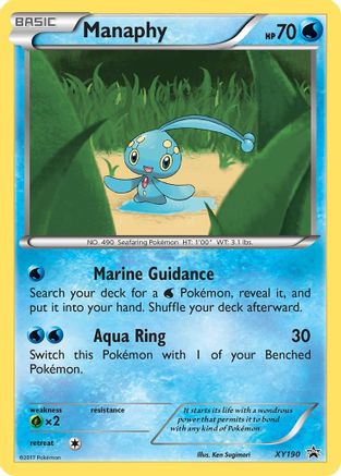 Manaphy XY190  - Holofoil XY Promos - Promo