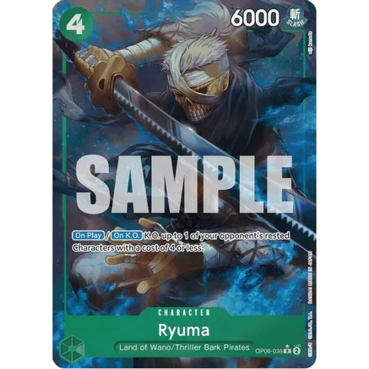 Ryuma (Full Art) (OP06-036) - Premium Booster -The Best- Foil