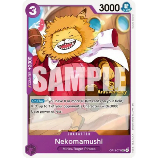 Nekomamushi (OP13-071) - Carrying On His Will: 3rd Anniversary Tournament Cards