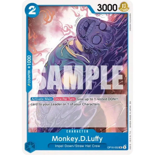 Monkey.D.Luffy (052) (OP16-052) - The Time of Battle