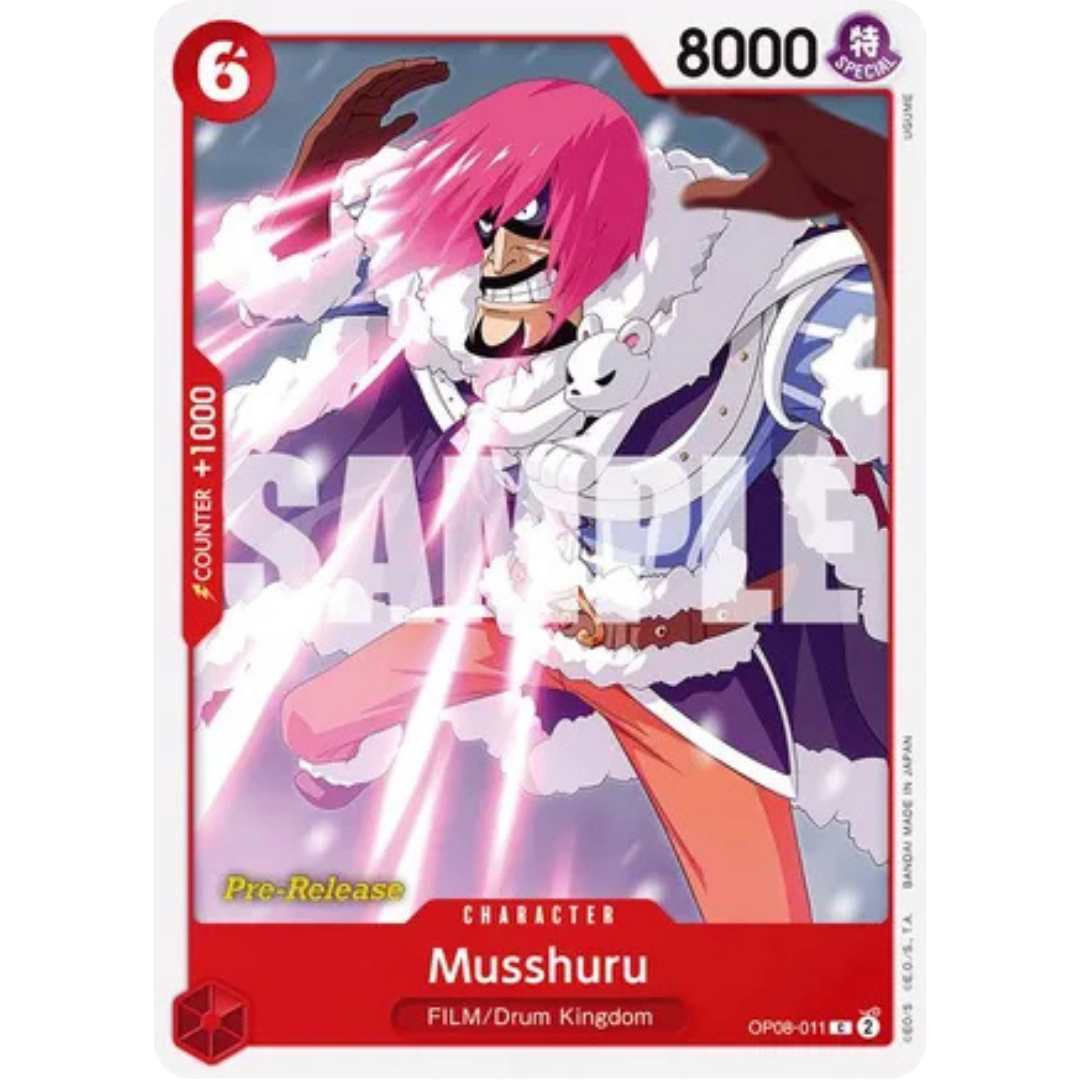 Musshuru (OP08-011) - Two Legends Pre-Release Cards
