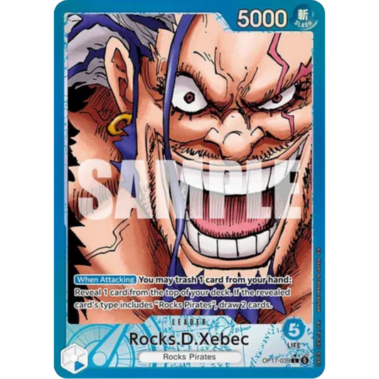 Rocks.D.Xebec (039) (Alternate Art) (OP17-039) - The World's Strongest Warriors Foil