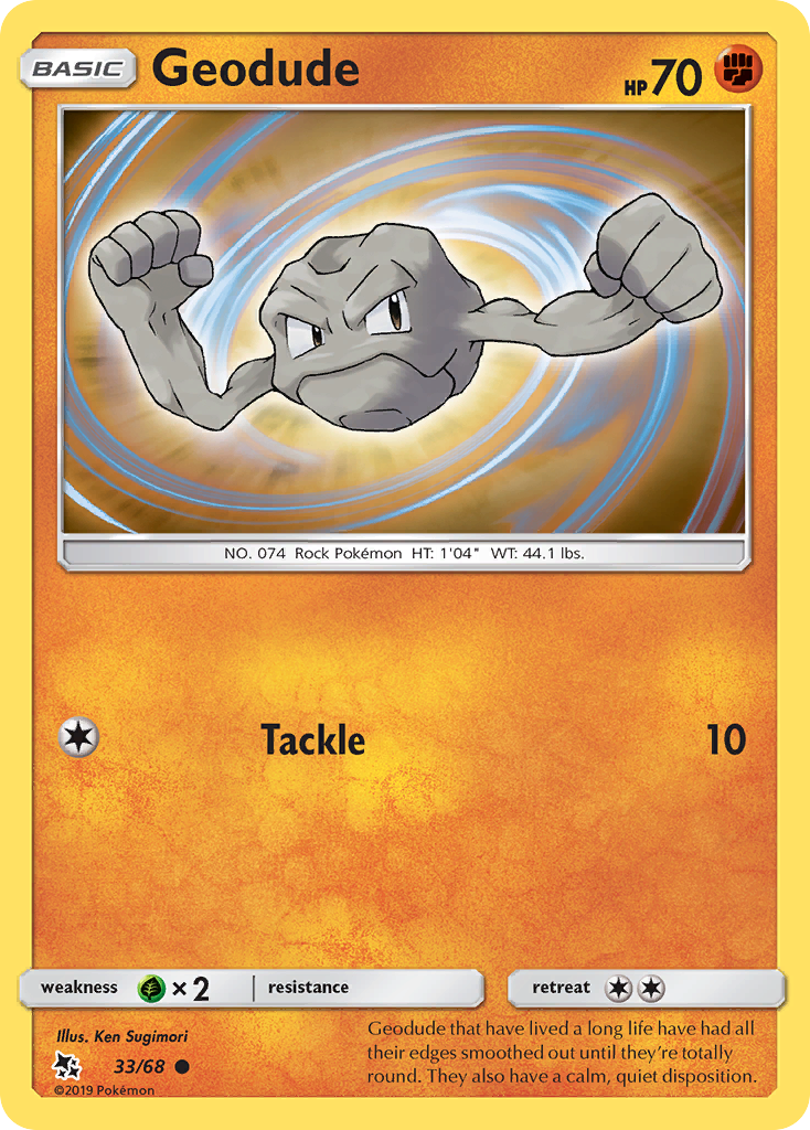 Geodude 033  Hidden Fates - Common