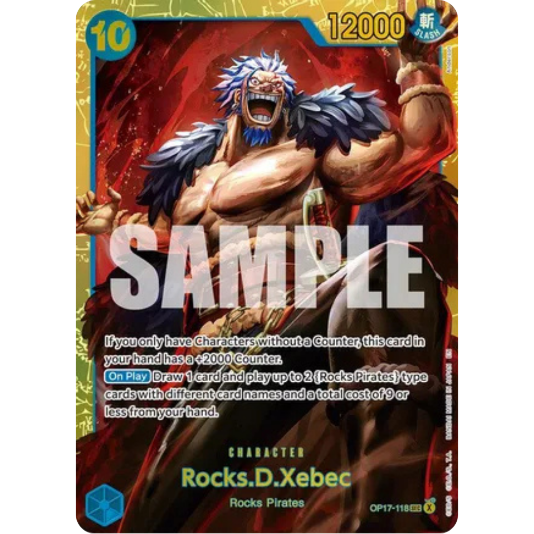 Rocks.D.Xebec (118) (OP17-118) - The World's Strongest Warriors Foil