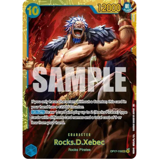 Rocks.D.Xebec (118) (OP17-118) - The World's Strongest Warriors Foil