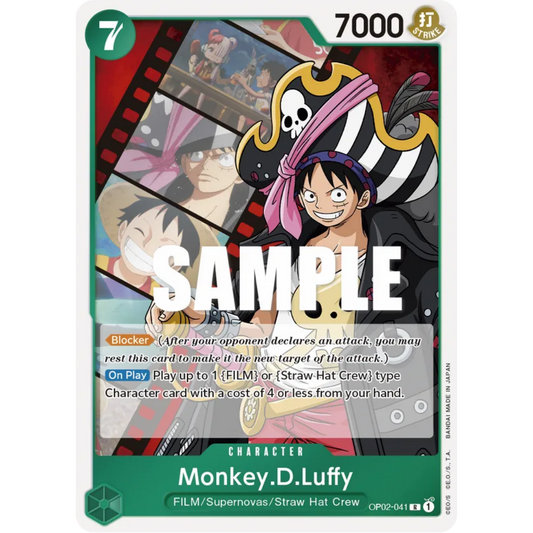Monkey.D.Luffy (041) (OP02-041) - Paramount War Foil