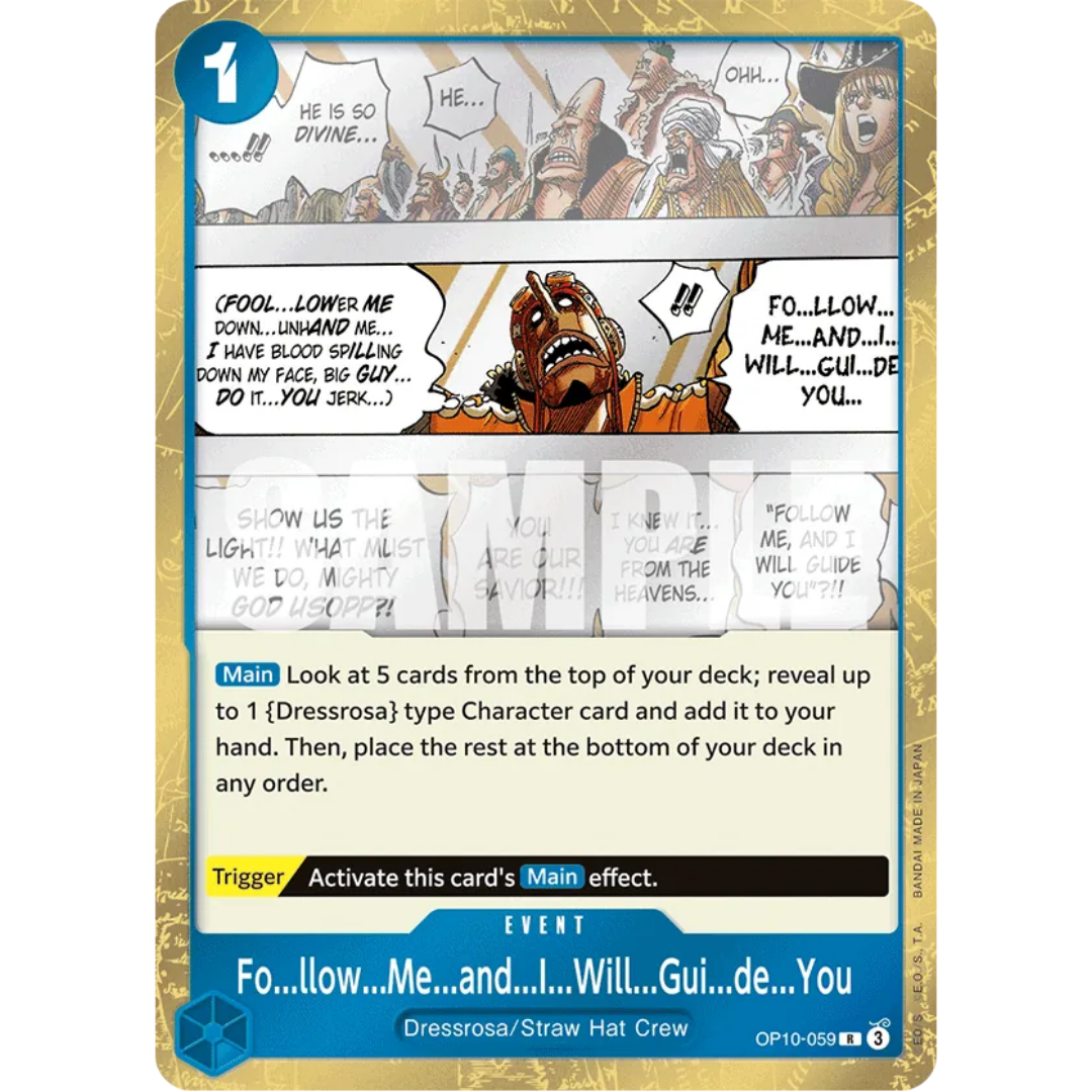 Fo...llow...Me...and...I...Will...Gui...de...You (OP10-059) - Royal Blood Foil
