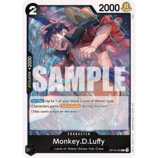 Monkey.D.Luffy (095) (OP16-095) - The Time of Battle Foil