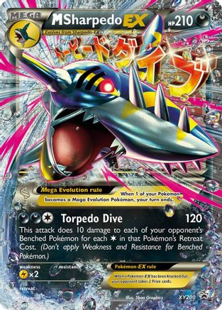 M Sharpedo EX XY200  - Holofoil XY Promos - Promo