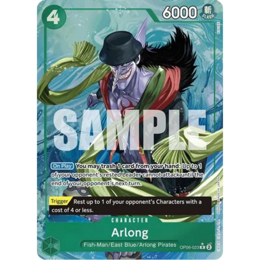 Arlong (Alternate Art) (OP06-023) - Premium Booster -The Best- Foil