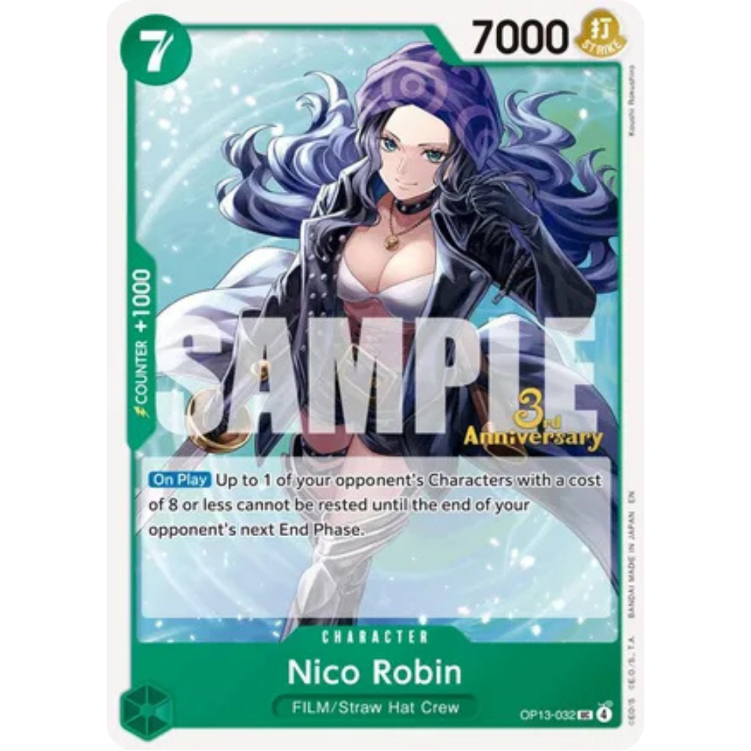 Nico Robin (OP13-032) - Carrying On His Will: 3rd Anniversary Tournament Cards