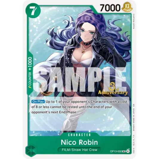 Nico Robin (OP13-032) - Carrying On His Will: 3rd Anniversary Tournament Cards
