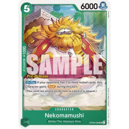 Nekomamushi (OP08-028) - Two Legends Pre-Release Cards