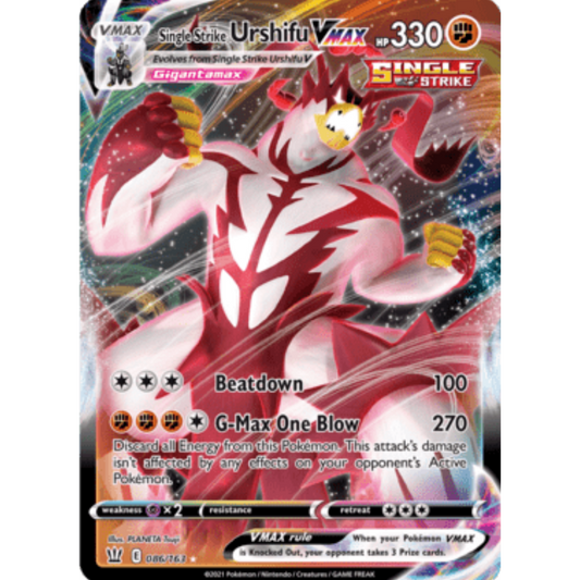 Single Strike Urshifu VMAX (086/163) [Sword & Shield: Battle Styles]