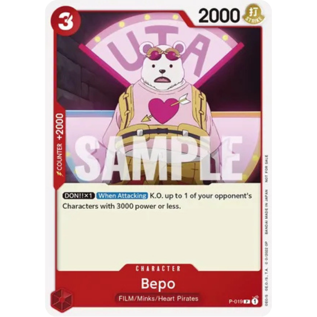 Bepo (One Piece Film Red) (P-019) - One Piece Promotion Cards
