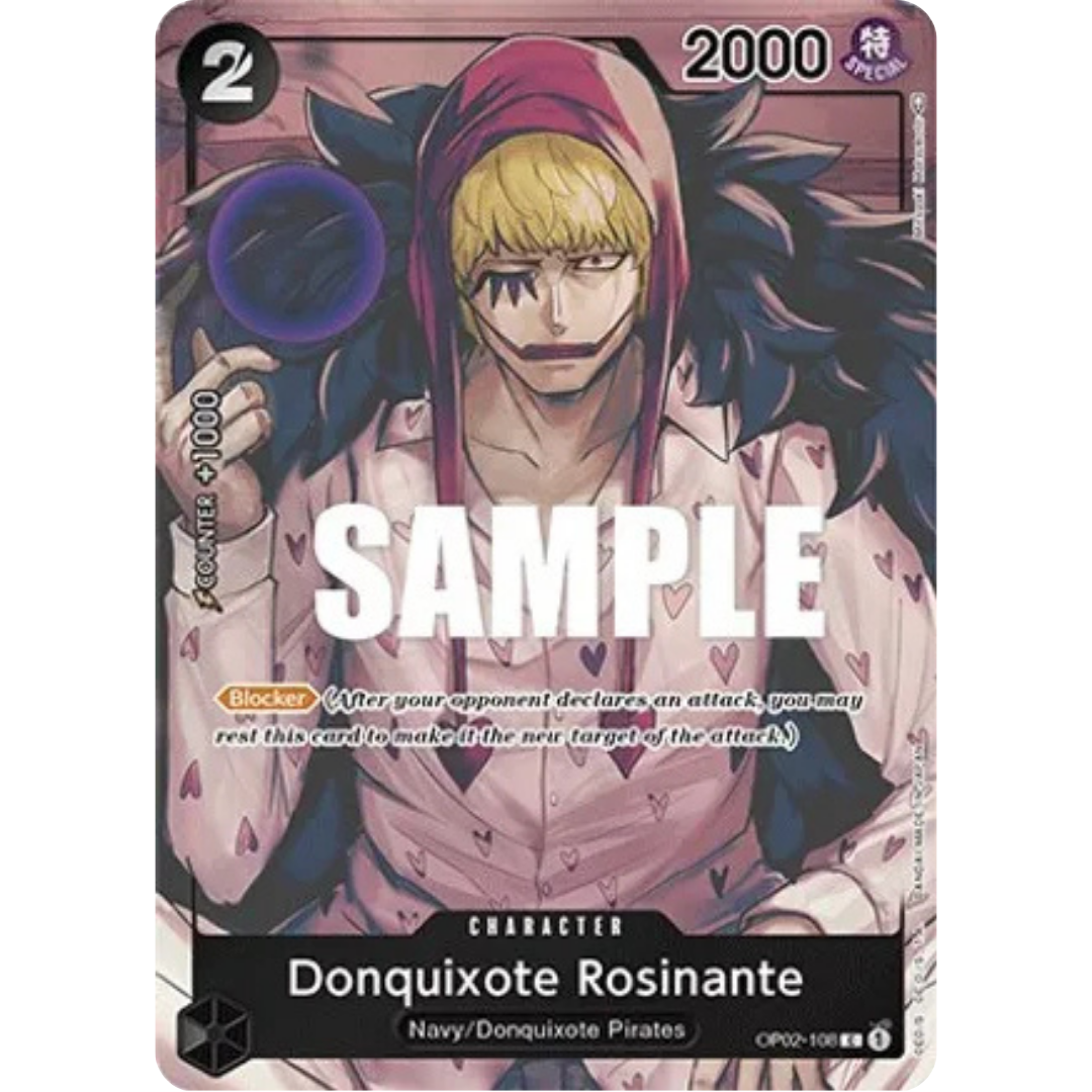 Donquixote Rosinante (Box Topper) (OP02-108) - Paramount War Foil