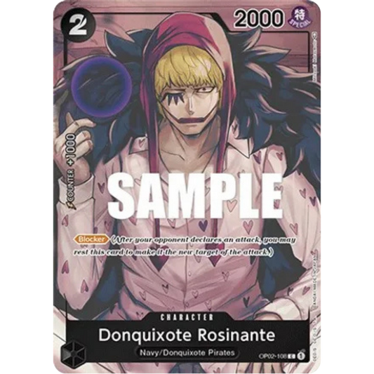 Donquixote Rosinante (Box Topper) (OP02-108) - Paramount War Foil