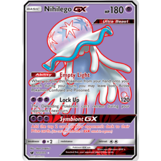 Nihilego GX (103/111) [Sun & Moon: Crimson Invasion]
