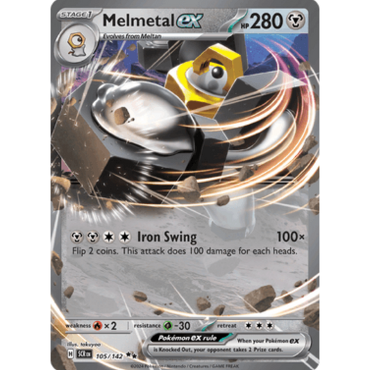 Melmetal ex 105/142  - Holofoil SV07 Stellar Crown - Double Rare