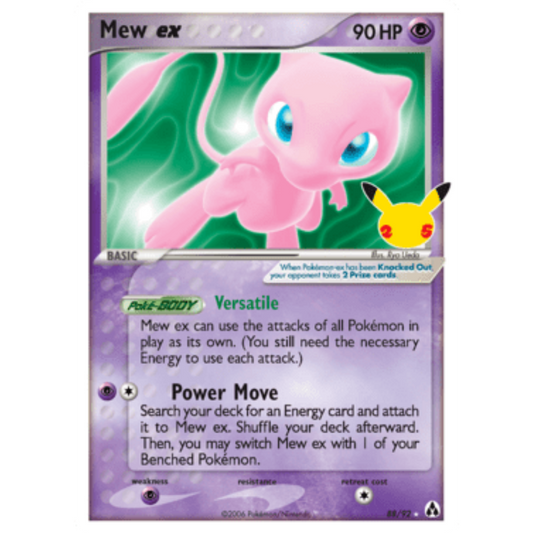 Mew ex 088/92  - Holofoil Celebrations Classic Collection - Classic Collection