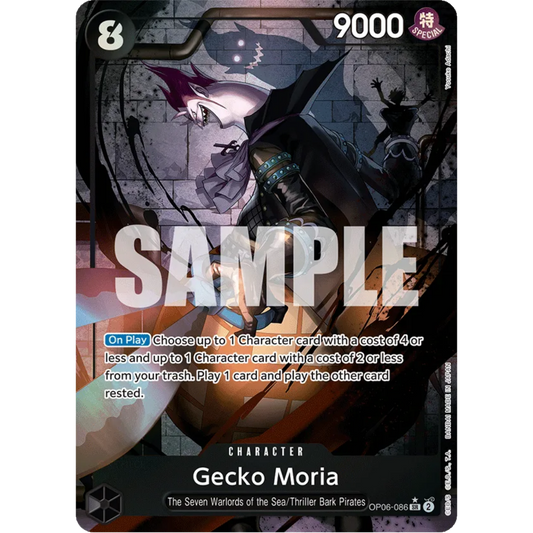 Gecko Moria (086) (Alternate Art) (OP06-086) - Wings of the Captain Foil