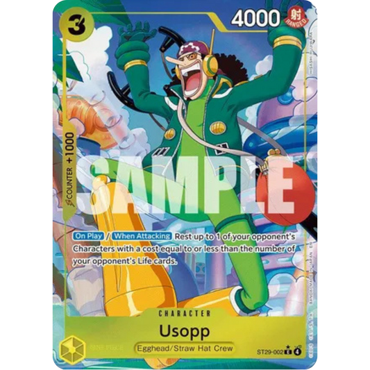 Usopp (Full Art) (ST29-002) - Starter Deck 29: Egghead Foil