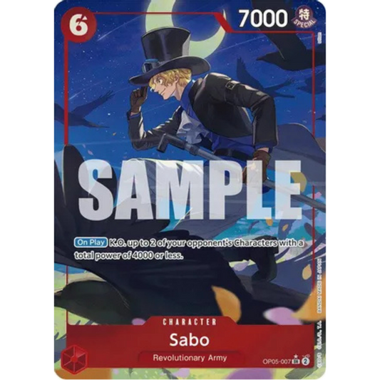 Sabo (OP05-007) (Alternate Art) (OP05-007) - Premium Booster -The Best- Foil