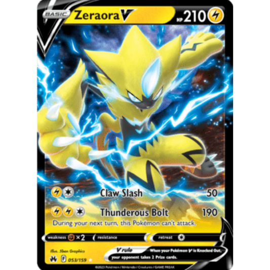Zeraora V (053/159) [Sword & Shield: Crown Zenith]