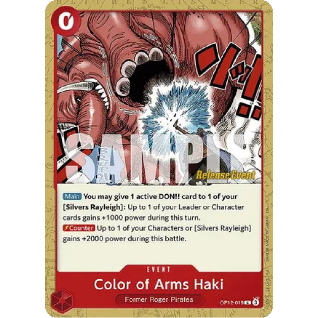 Color of Arms Haki (OP12-019) - Legacy of the Master Release Event Cards