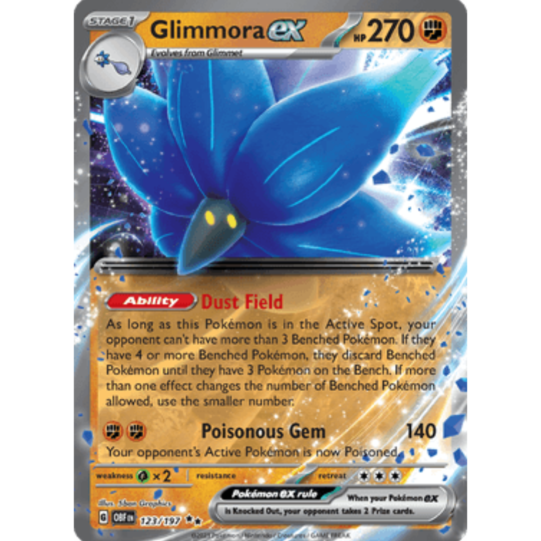 Glimmora ex (123/197) [Scarlet & Violet: Obsidian Flames]