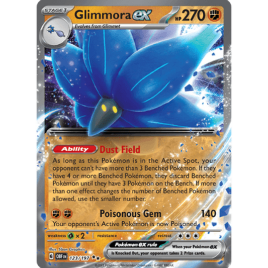 Glimmora ex (123/197) [Scarlet & Violet: Obsidian Flames]