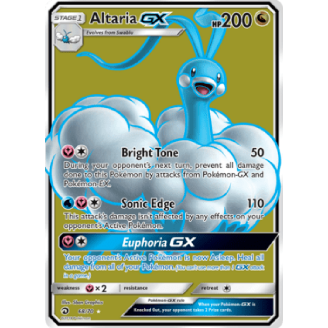 Altaria GX (Full Art)  - Holofoil Dragon Majesty - Ultra Rare