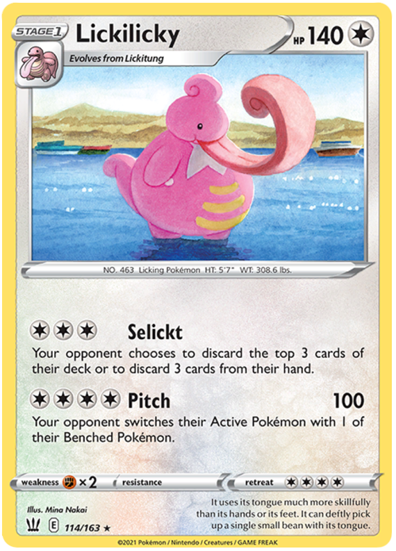 Lickilicky 114  SWSH05 Battle Styles - Rare
