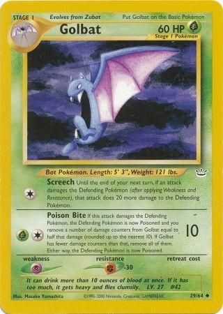 Golbat 029  - Unlimited Neo Revelation - Uncommon