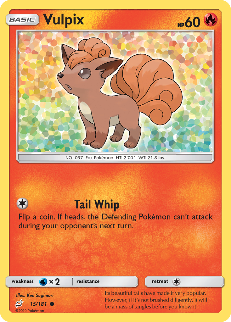Vulpix 015  SM  Team Up - Common