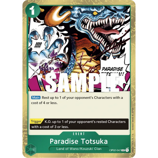 Paradise Totsuka (OP02-047) - Paramount War Foil
