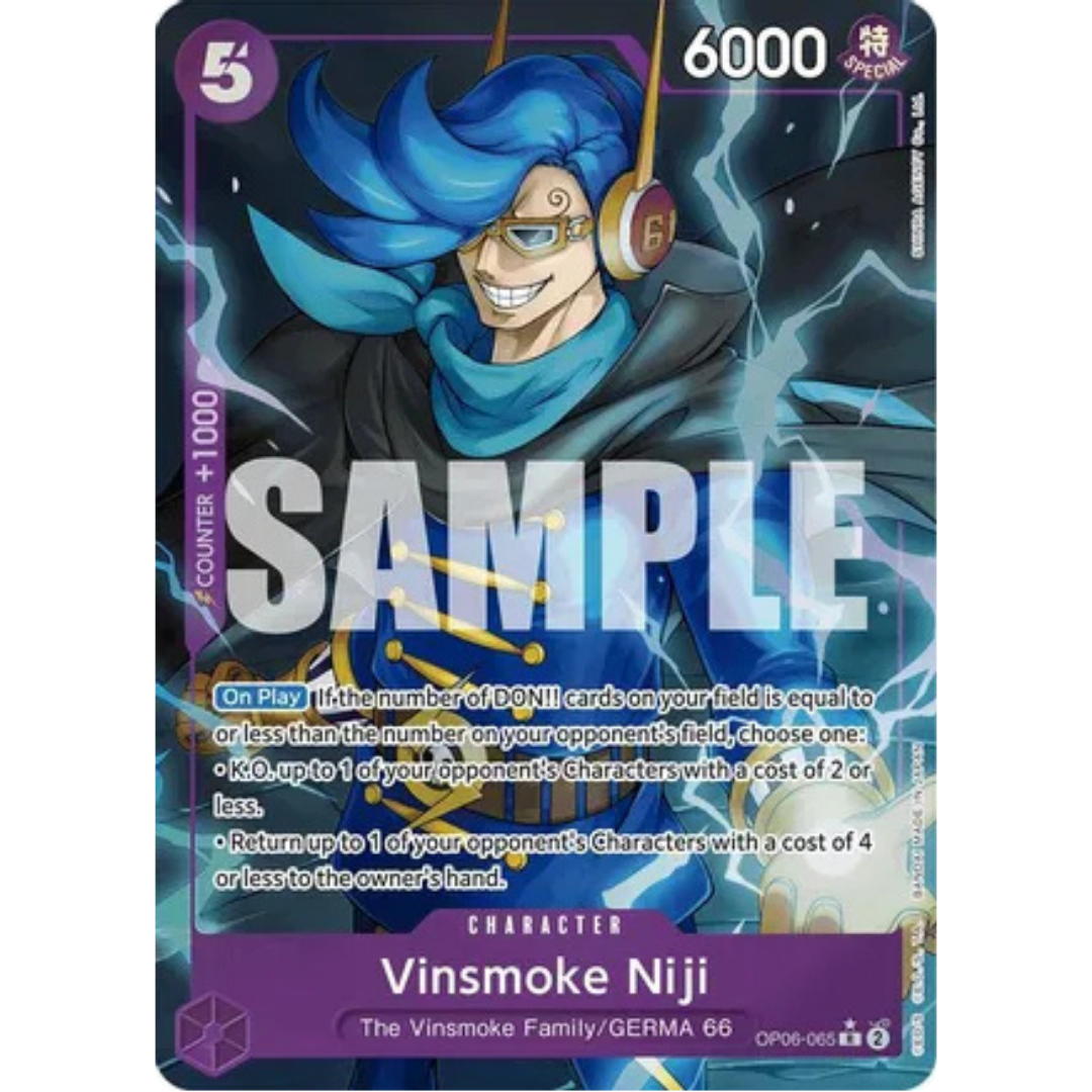 Vinsmoke Niji (OP06-065) (Alternate Art) (OP06-065) - Premium Booster -The Best- Foil