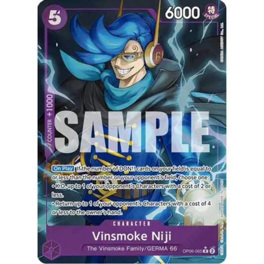 Vinsmoke Niji (OP06-065) (Alternate Art) (OP06-065) - Premium Booster -The Best- Foil