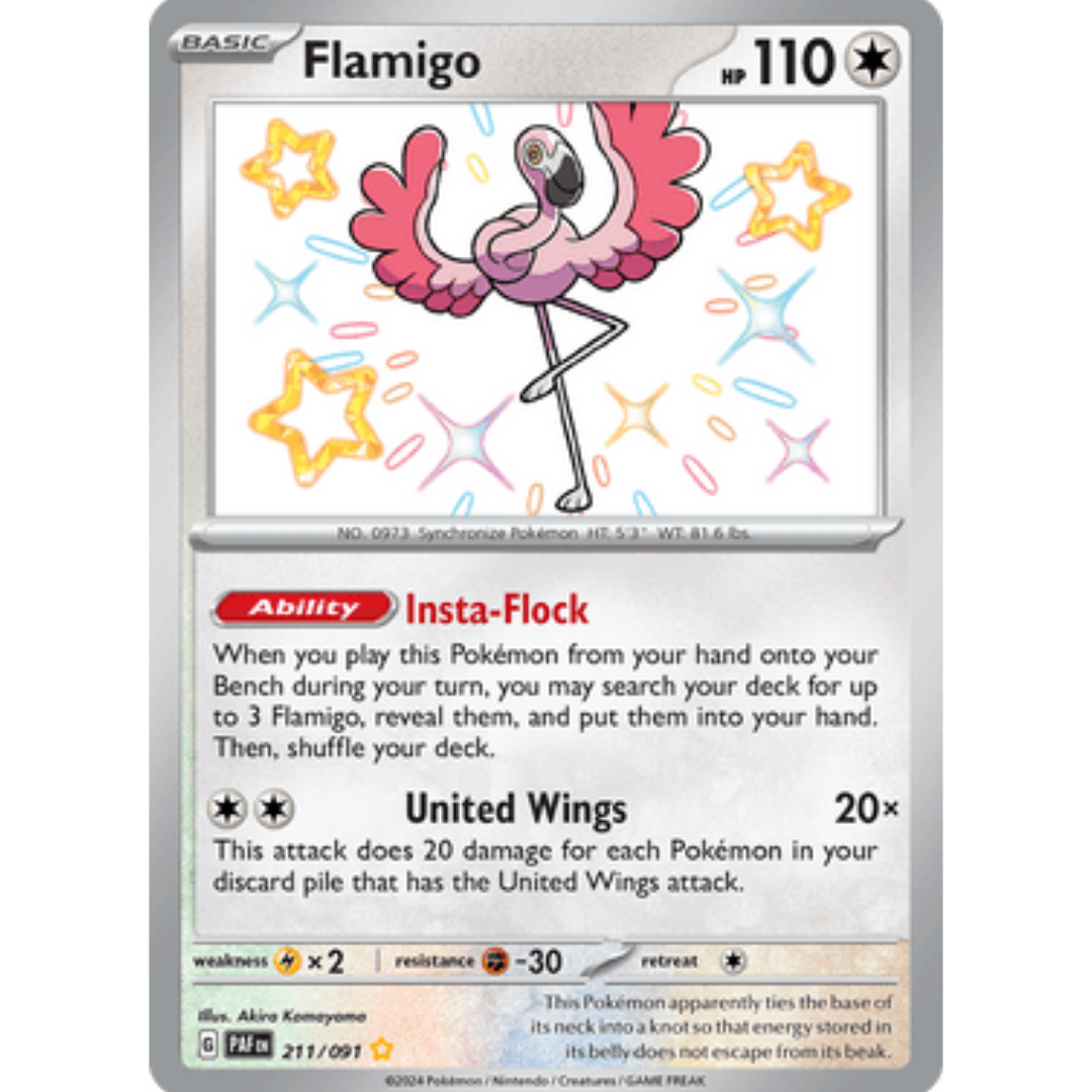 Flamigo (211/091) [Scarlet & Violet: Paldean Fates]