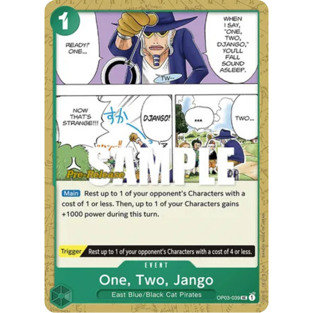 One, Two, Jango (OP03-039) - Pillars of Strength Pre-Release Cards
