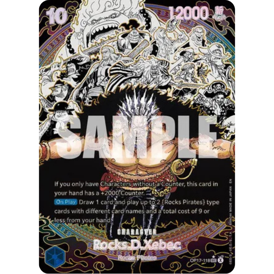 Rocks.D.Xebec (118) (Super Alternate Art) (OP17-118) - The World's Strongest Warriors Foil