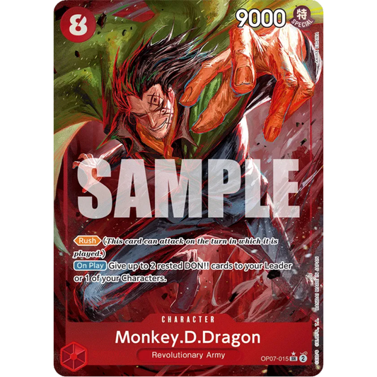 Monkey.D.Dragon (015) (Parallel) (OP07-015) - 500 Years in the Future Foil