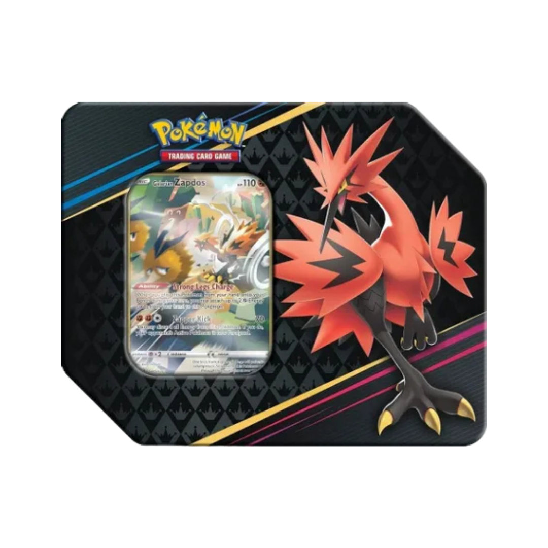Crown Zenith Tin [Galarian Zapdos]