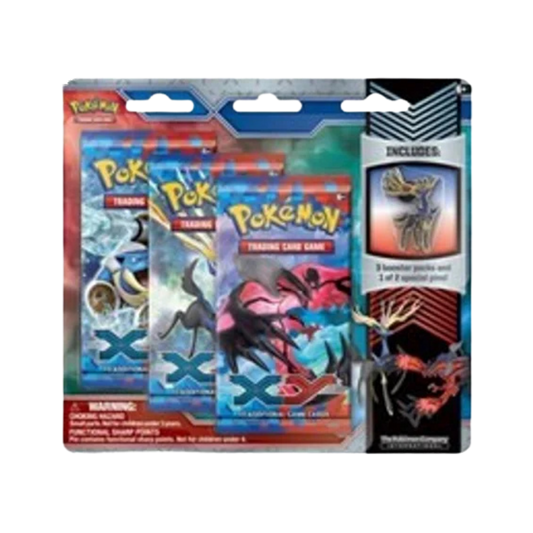 XY Collector Pin 3 Pack Blisters [Xerneas]